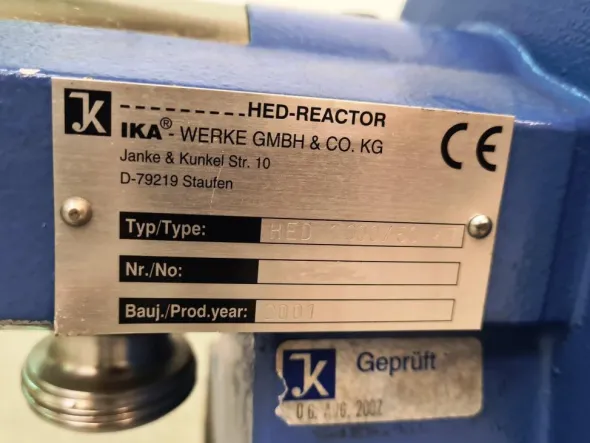 DISPERSORE IN LINEA – IKA – MOD. HED1000/50KT (POM-117)