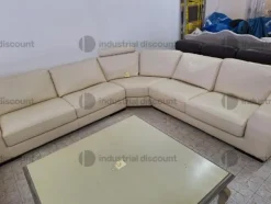 39#9481 Divano angolare Roche Bobois e tavolino