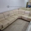 40#9481 Divano pelle angolare