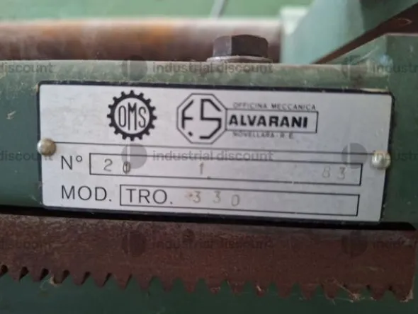 5#9004 Doppia troncatrice Salvariani TRO 330