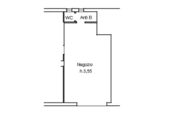 #2536969 Due negozi con vetrine in condominio