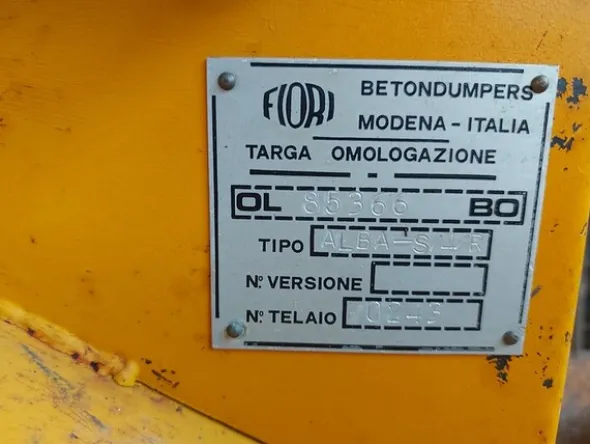222#6400 Dumper Fiori AL3A-a