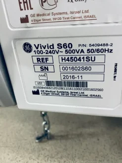 Ecografo Ge Vivid S60