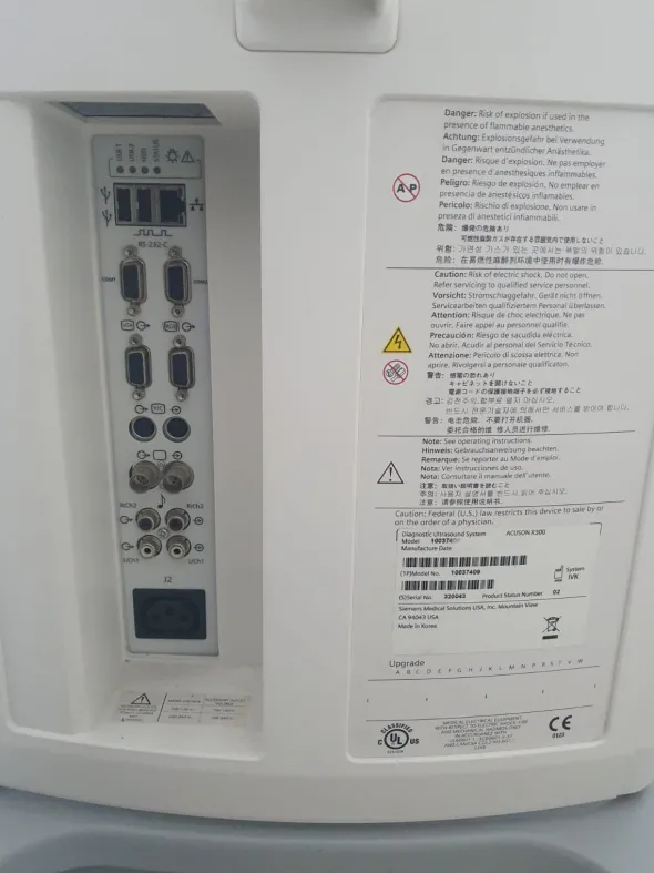 Ecografo Siemens x300 Acuson completo di Sonde
