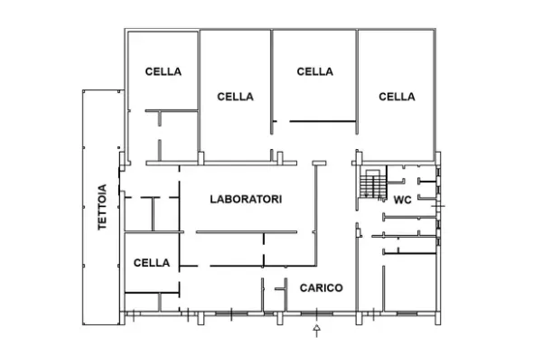 #2519020 Edificio logistico con uffici e cortile privato
