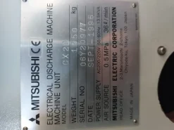 ELETTROEROSIONE A FILO MITSUBISHI MOD. CX 20