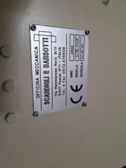 17#8478 Elevatore pasta corta Scardigli e Barsotti