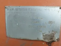 27#7850 EscavatoreFiat Hitachi EX 355