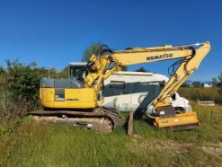 24#5479 Escavatore Komatsu PC138US con trincia