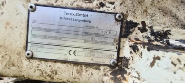 3#6428 Escavatore Terex