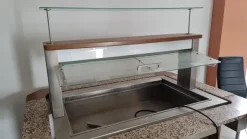Espositore vasca buffet caldo / freddo enofrigo