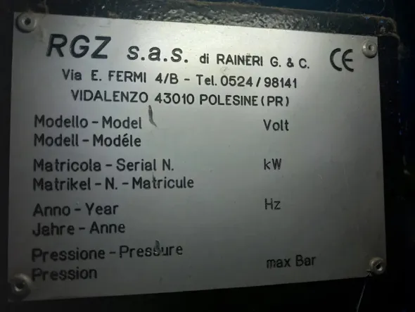Essiccatoio RGZ, 2000 L