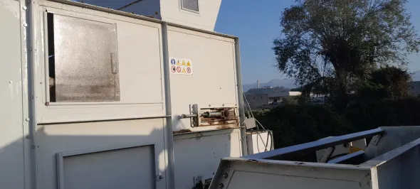 Essiccatore a nastro per segatura