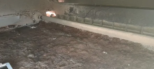 Essiccatore a nastro per segatura