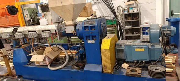ESTRUSORE LEISTRIZ Ø 80 MONOVITE CON TESTA SPAGHETTI
