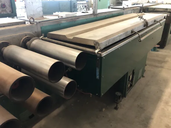 ESTRUSORE MONOFILO HDPE CON RULLI E FORNO