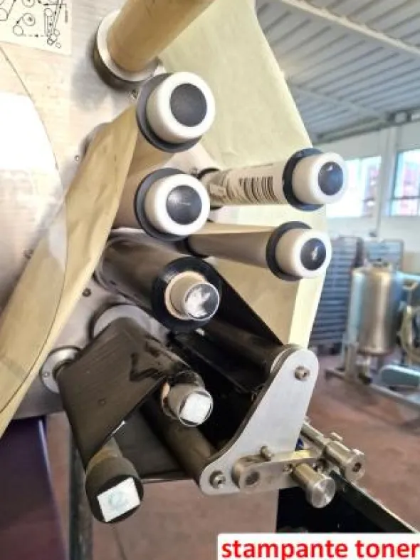 etichetta pallet industriale usata