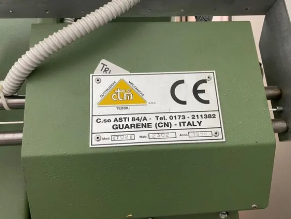 1#7821 Etichettatrice e macchina controllo tessuti CTM