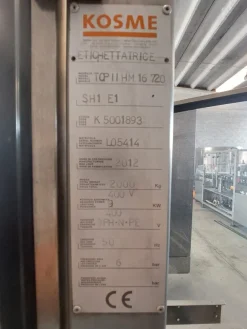 etichettatrice hot melt