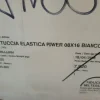 Fettuccia elastica POWER bianca 0.8X16