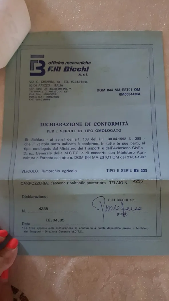 FIAT 500 DT + Carrello