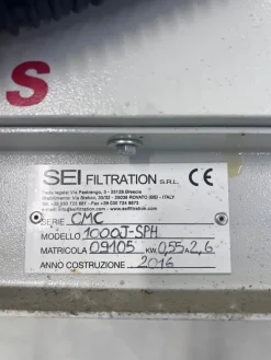 Filtro completo SEI FILTRATION modello 1000J-SPH