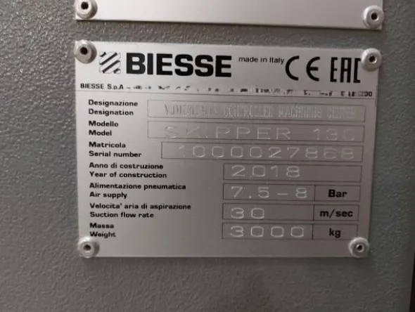 17#8616 Foratrice Biesse