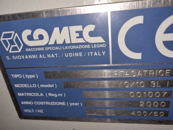 FORATRICE MORTASATRICE MULTIPLA – COMEC MMO/10 3L