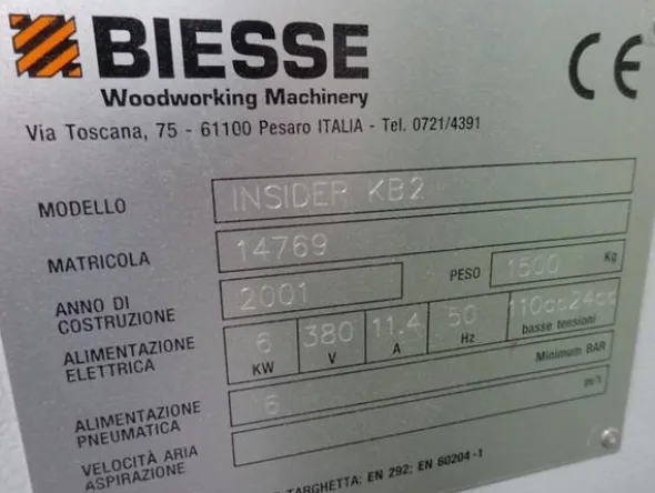 6#2094 Foratrici e inseritrici Biesse