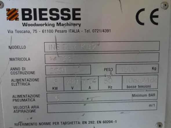 6#2094 Foratrici e inseritrici Biesse