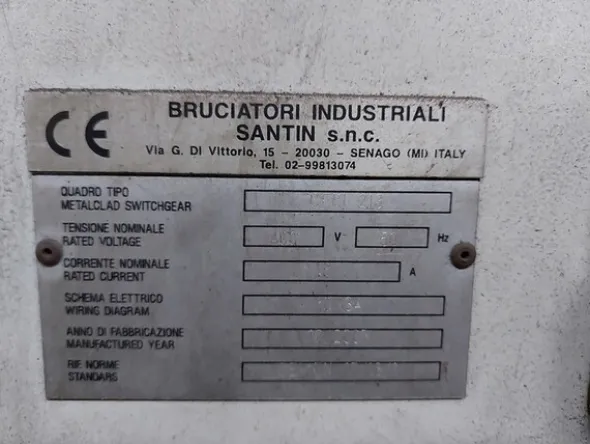 3#6341 Forni Santin per fonderia