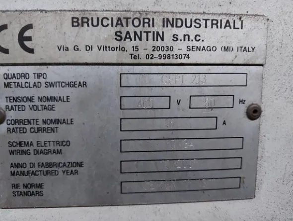 3#6341 Forni Santin per fonderia