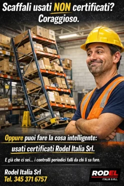 Fornitura e istallazione scaffalatura