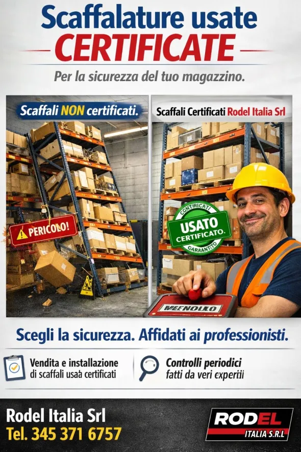 Fornitura e istallazione scaffalatura