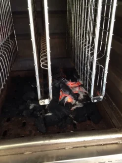 Forno a carbone da interno (barbecue) canna fumaria