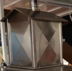 Forno a carbone da interno (barbecue) canna fumaria