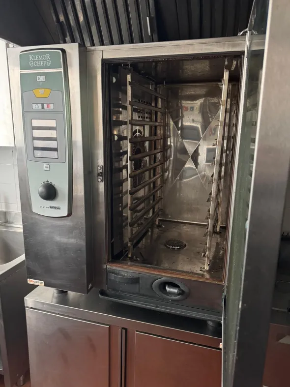 Forno a gas termoventilato klemor chef