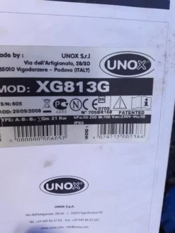 50#4068 Forno a gas Unox XG813