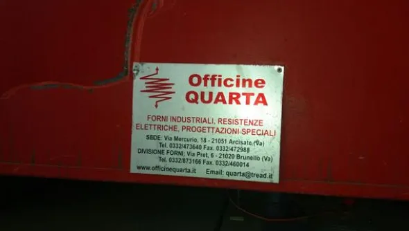 67#3726 Forno a tunnel Quarta