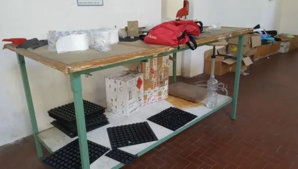 1#4044 Forno di essiccazione Omac e macchinari per lavorazione pelli