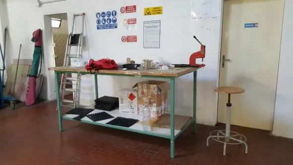 1#4044 Forno di essiccazione Omac e macchinari per lavorazione pelli