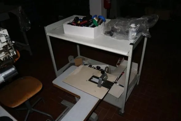 1#4044 Forno di essiccazione Omac e macchinari per lavorazione pelli