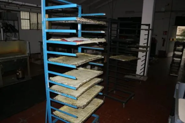 1#4044 Forno di essiccazione Omac e macchinari per lavorazione pelli