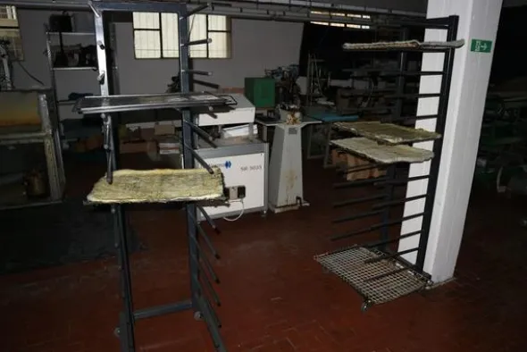 1#4044 Forno di essiccazione Omac e macchinari per lavorazione pelli