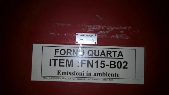 7#3726 Forno elettrico Officine Quarta