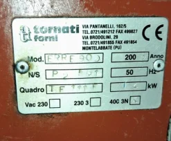 18#8391 Forno elettrico Tornati Europa