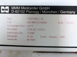 FORNO LABORATORIO - MMM MEDCENTER VENTICELL 55 (FOR-17)