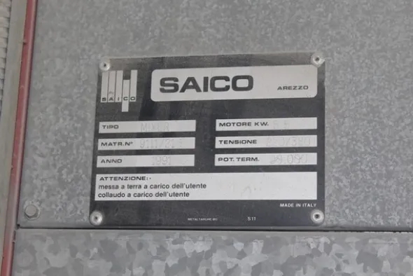 1#6377 Forno per verniciatura auto Saico