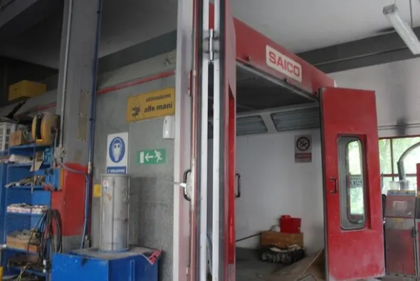 1#6377 Forno per verniciatura auto Saico