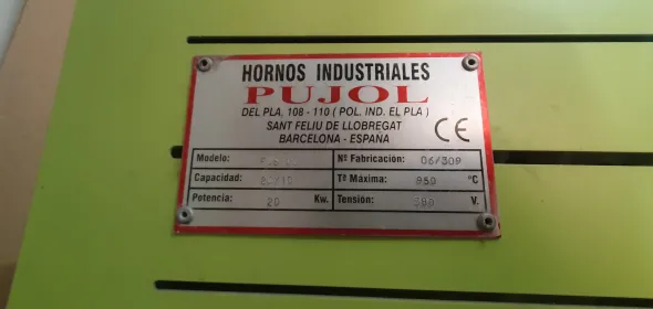 Forno per vetroaffusione